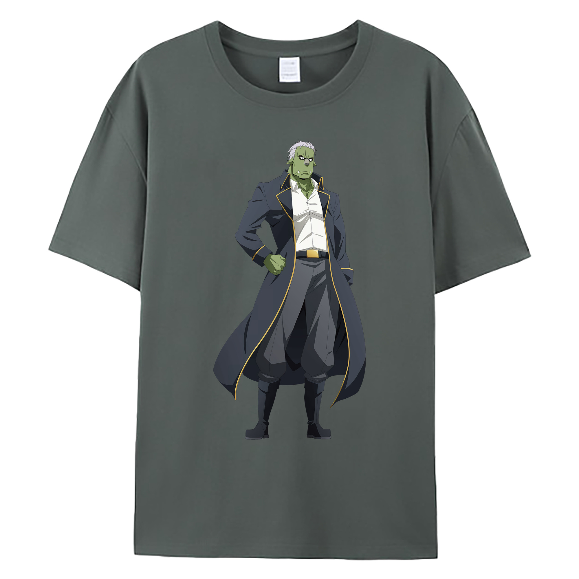 （画像用） 転スラ Regarding Reincarnated to Slime 綿100％ メンズ半袖Tシャツ｜肌触りやわらか＆通気性